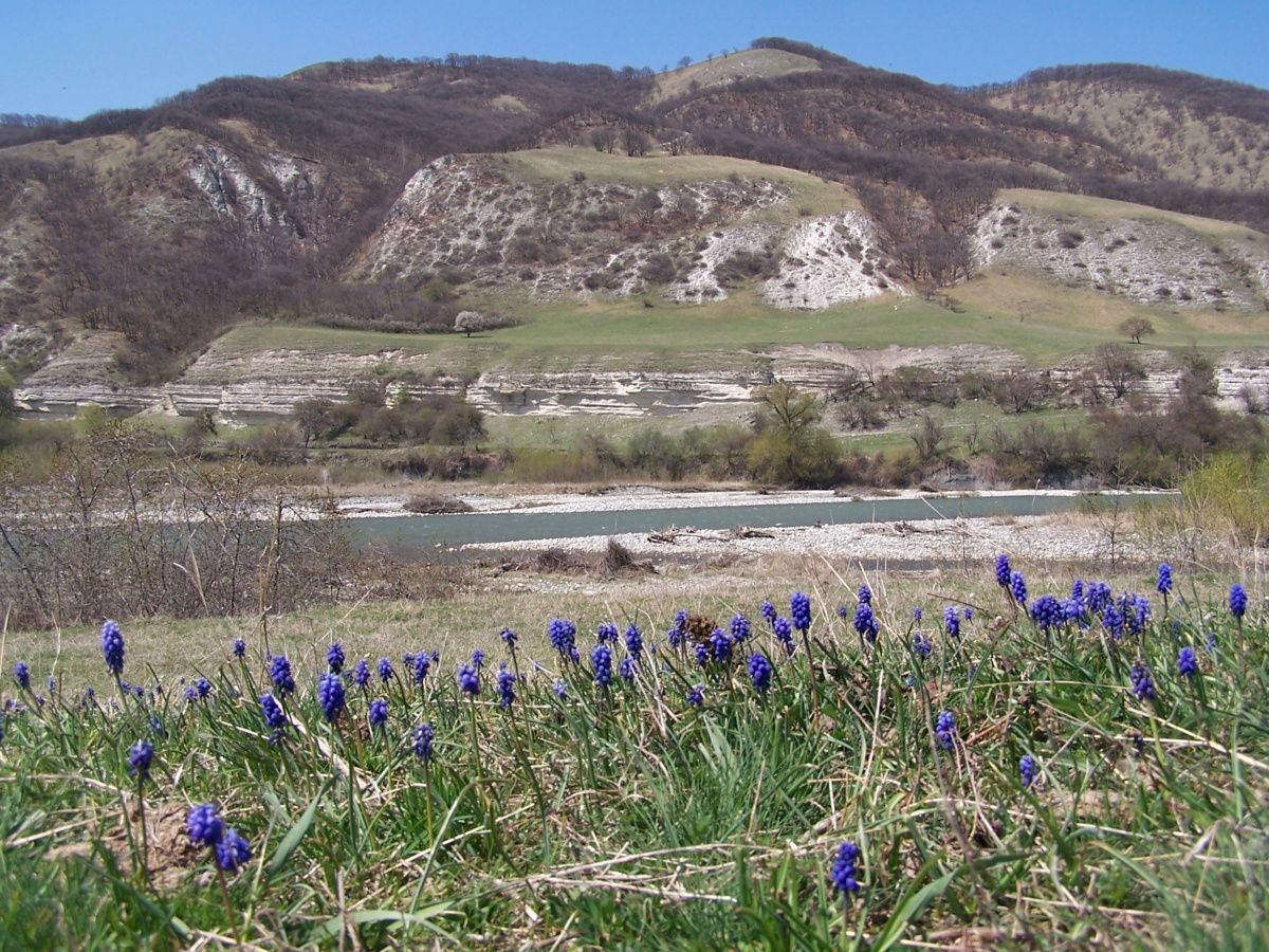 Seite Big Zelenchuk nahe dem Bahnhof. Funktionierende KCR