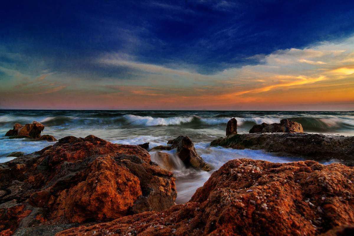 Yevpatoriya Sonnenuntergang