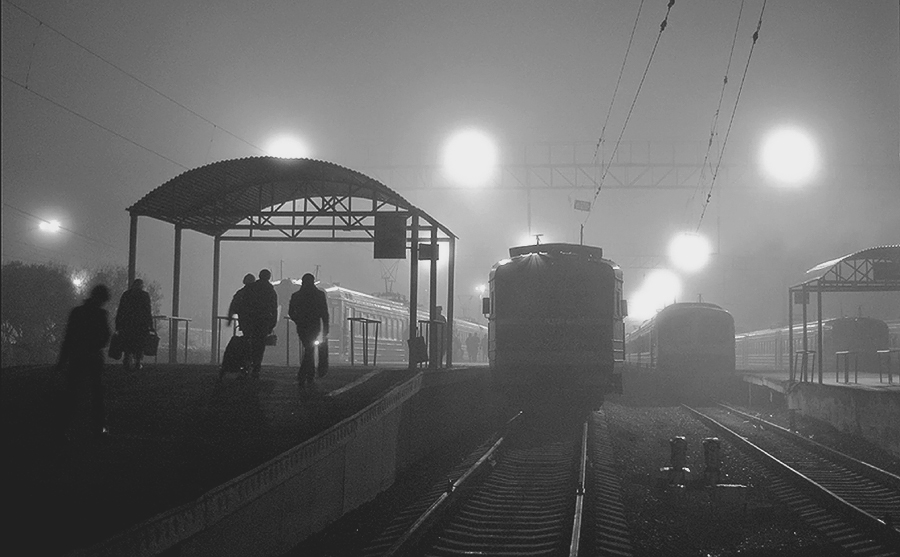 Am Morgen rannte ich aus dem Haus ...