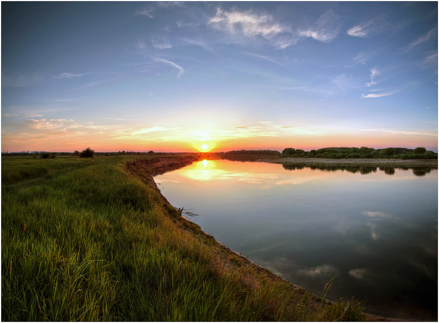 Pacific Sonnenuntergang am Dnjepr