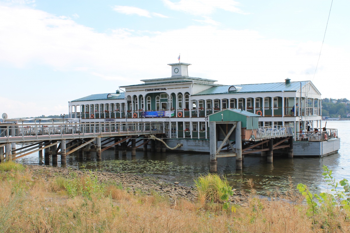 Der alte Pier. Kostroma.