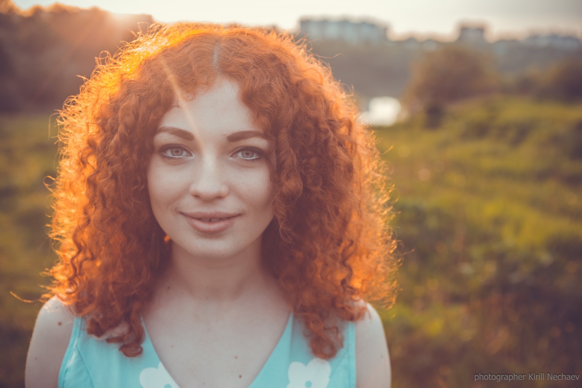 von der Sonne geküsst