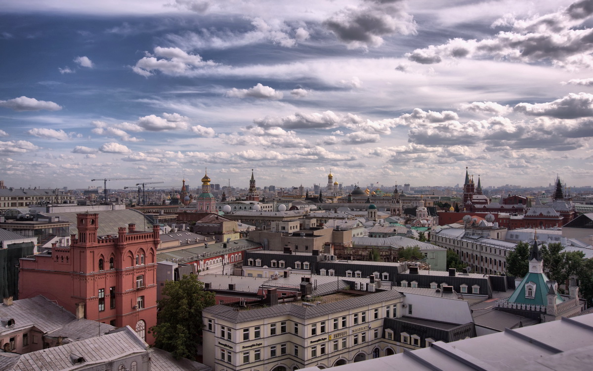 Panorama der Großstadt