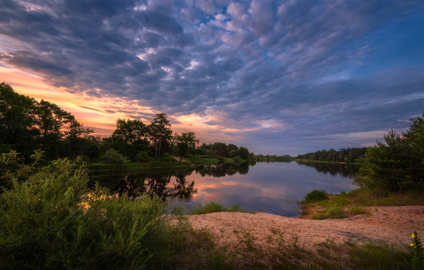 An einem Sommerabend