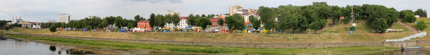 Quay Dwina in Vitebsk