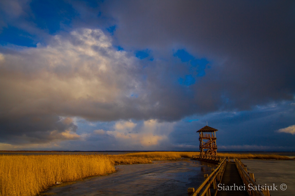 Winter in Liepaja. Sturm.