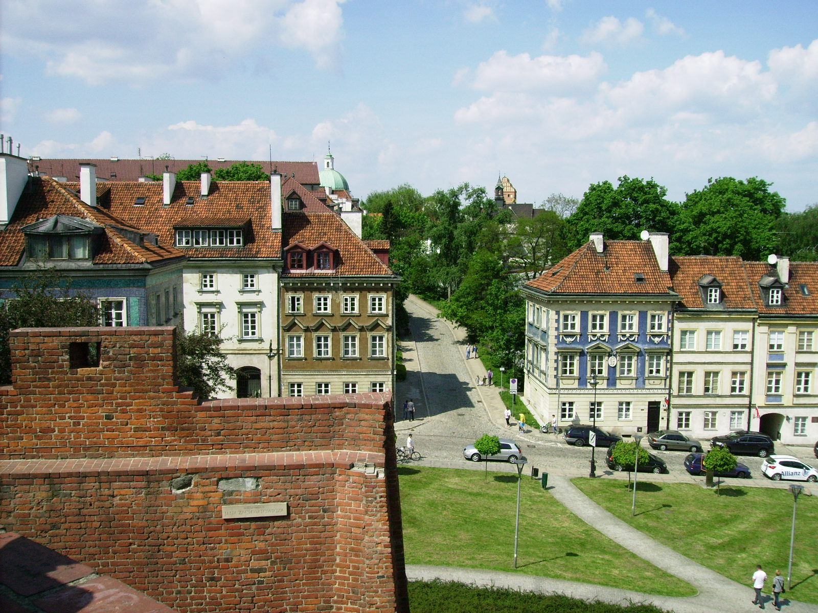 Ansicht von Warschau