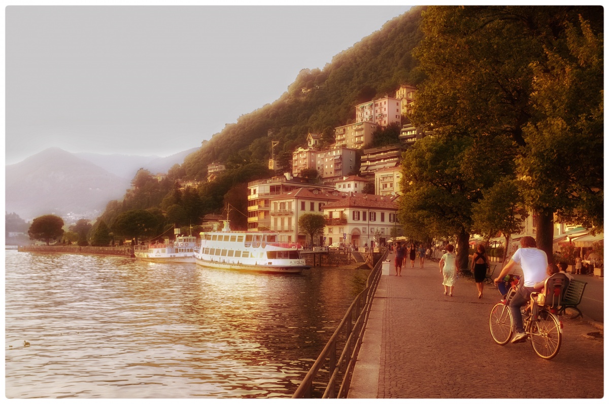 Summer Evening in Como.
