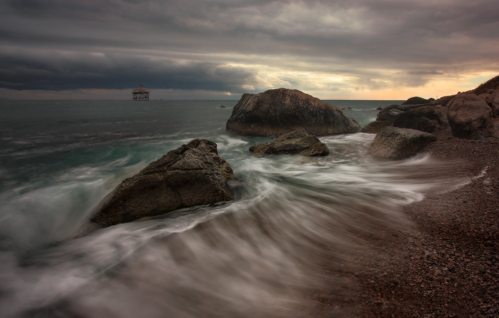 Winterabend in Katsiveli