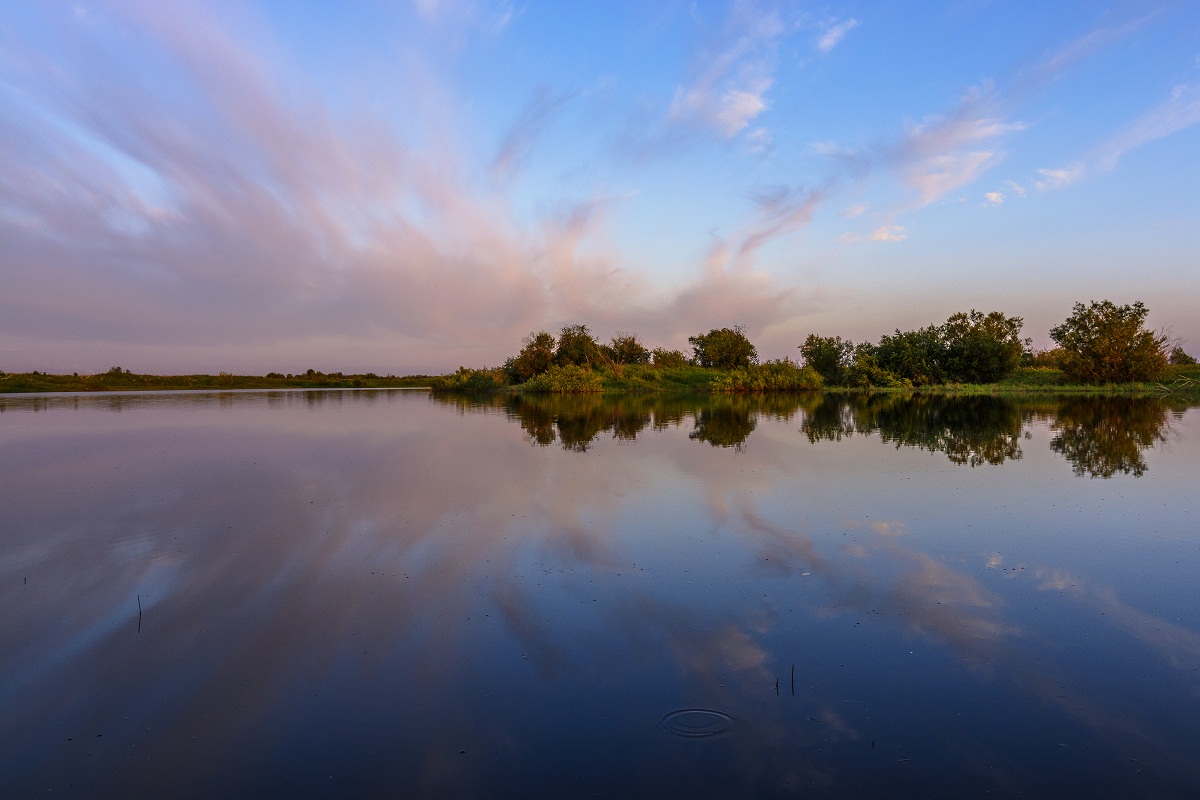 Sonnenuntergang Reflexion. (2)