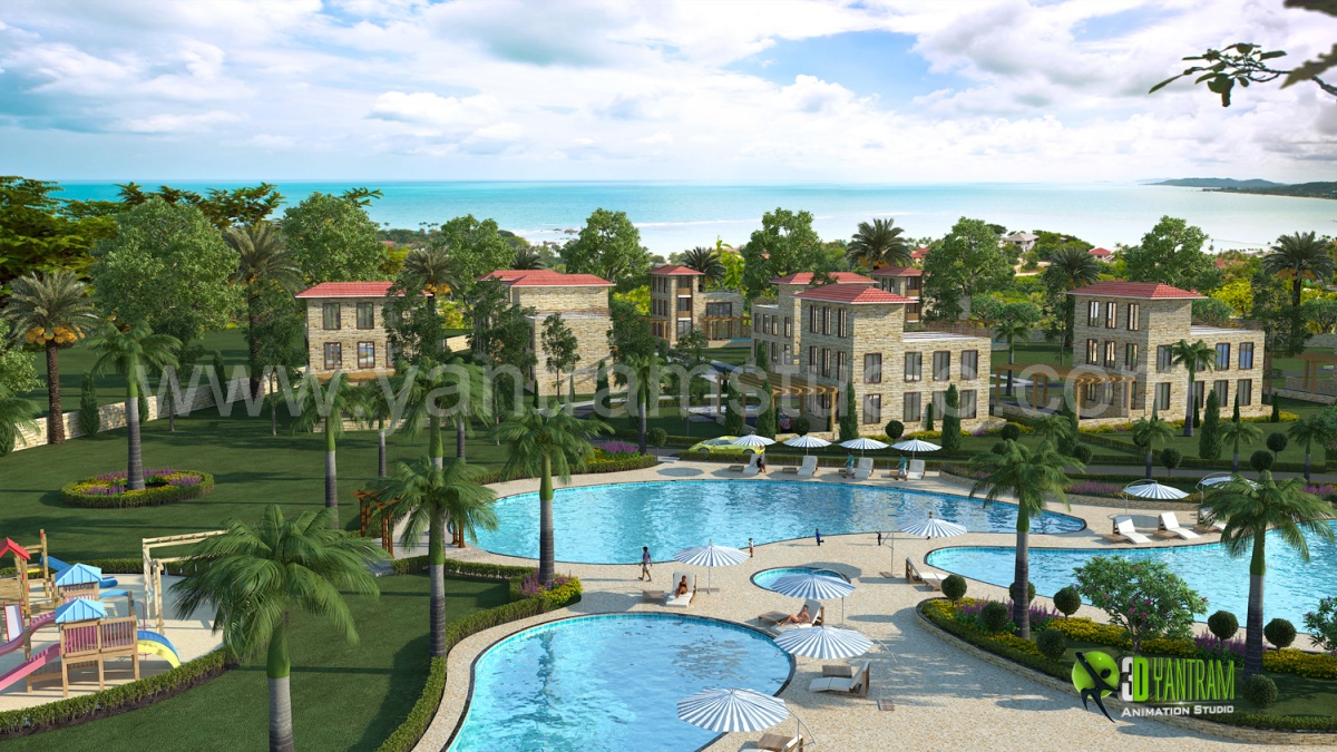 3D Exterieur-Design-Resort-Rendering