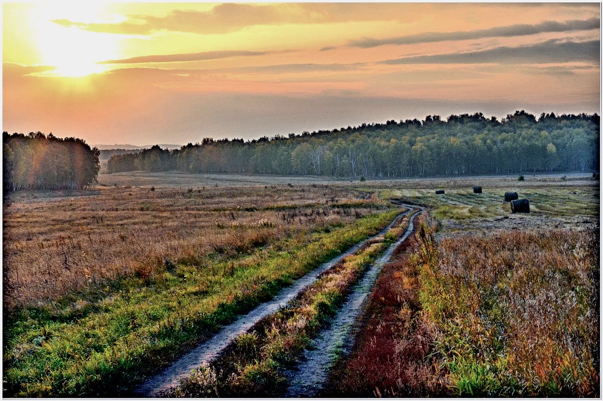 Herbstsonnenuntergänge