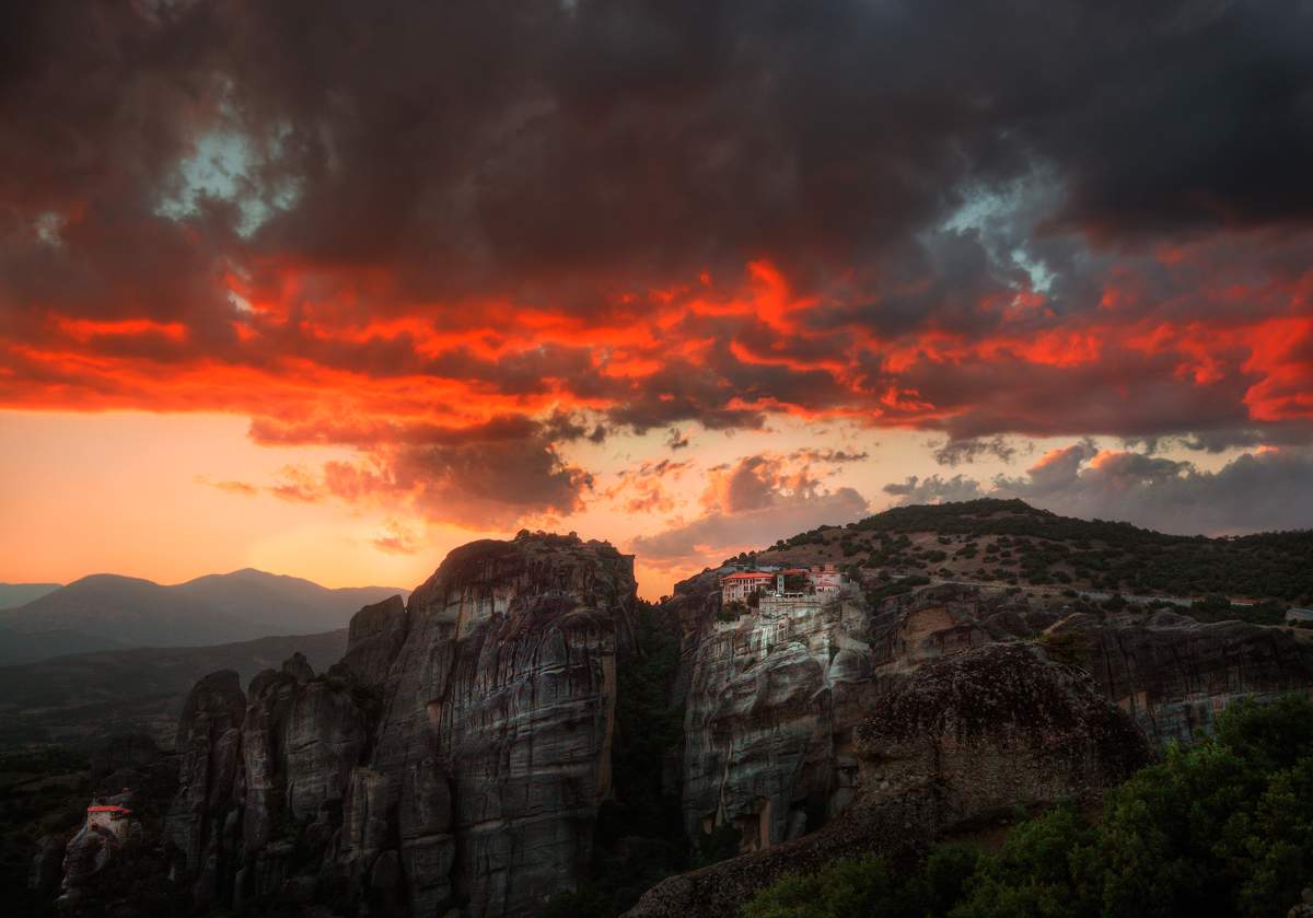 vor dem Sturm Meteora