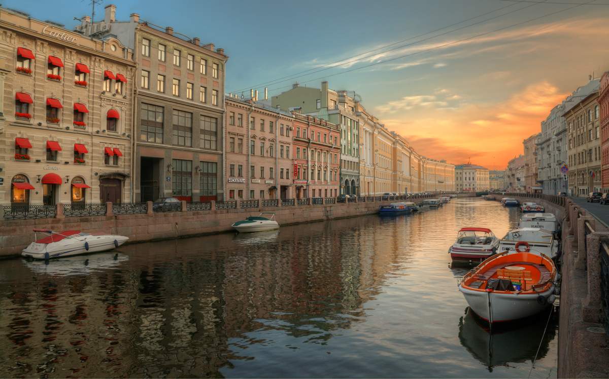 Morgen auf der Moika