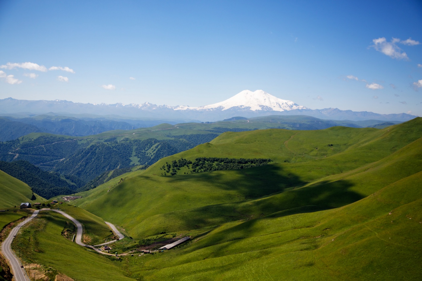 Die Straße zum Elbrus