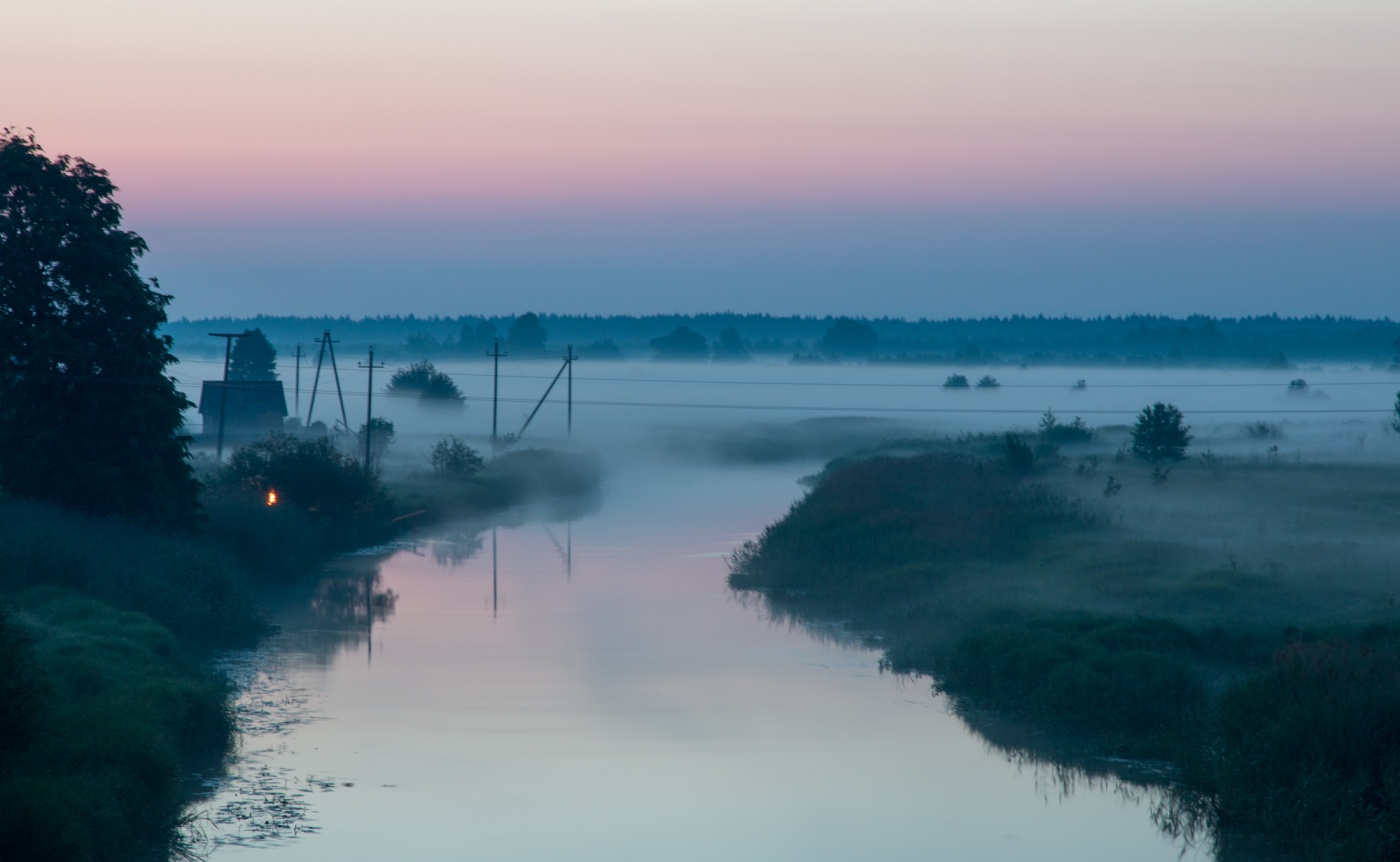 West Beresina im Nebel
