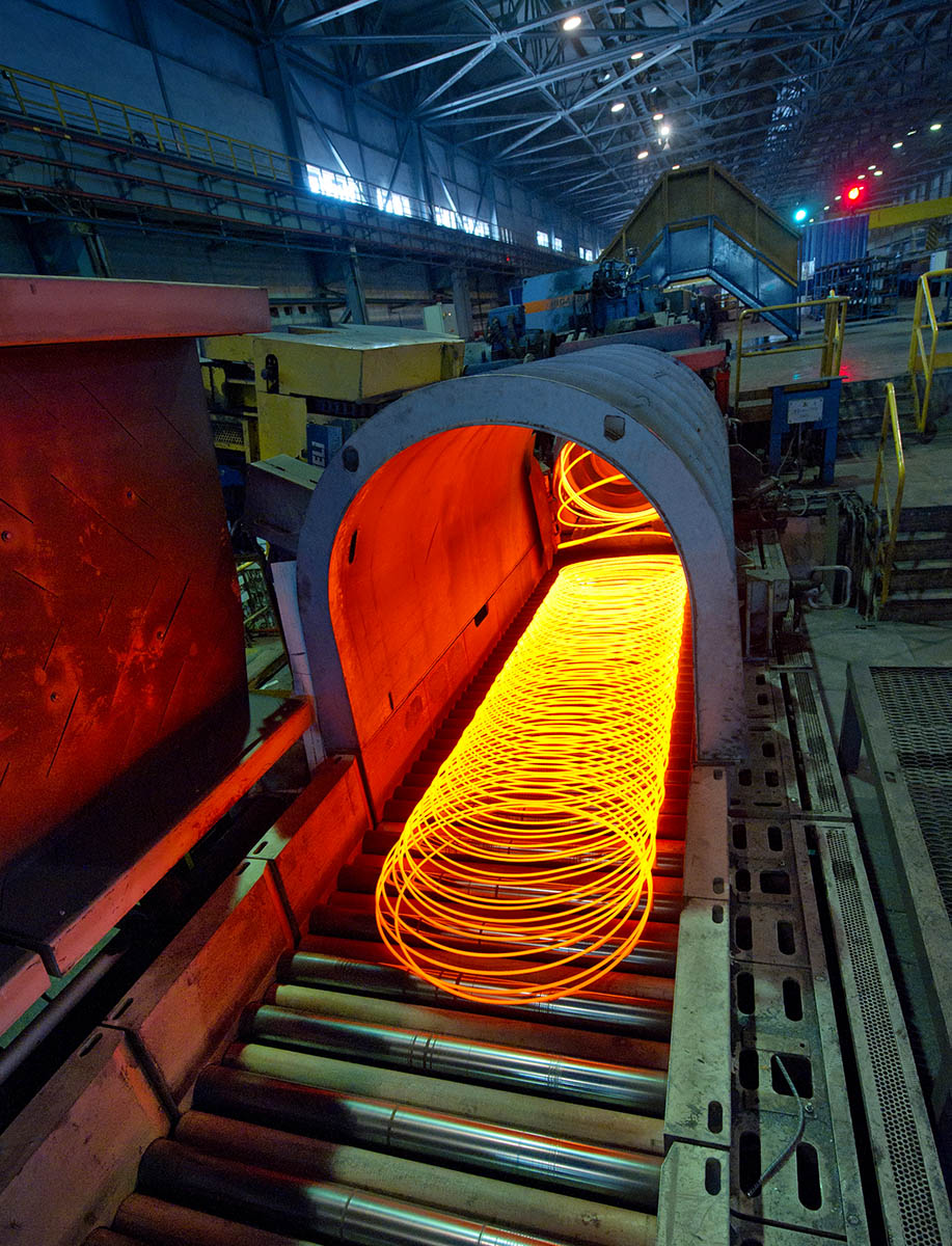 Das Walzwerk am Ural Anlage.