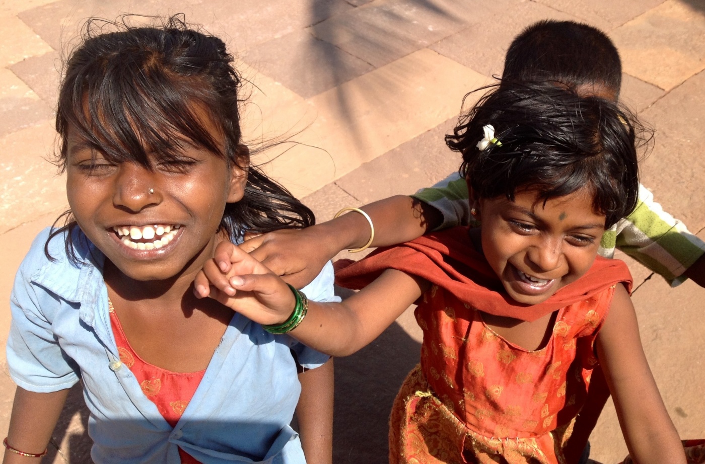 Glückliche indische Kinder