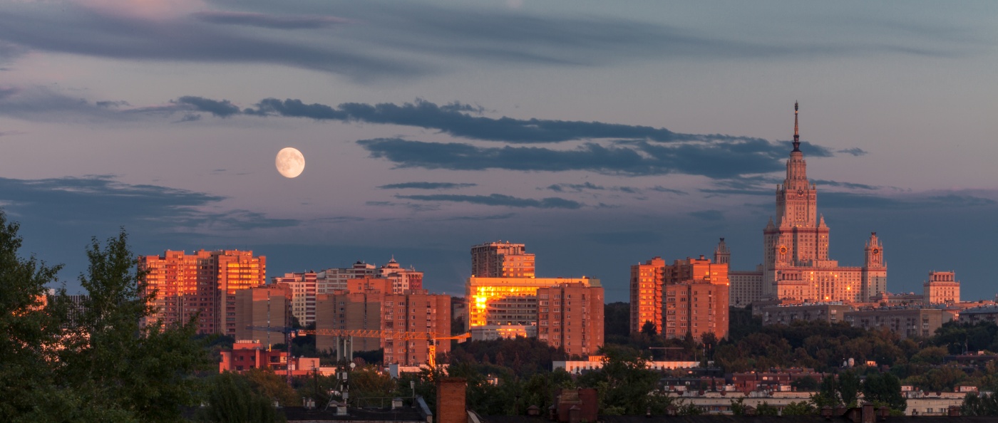 Abend Moskau