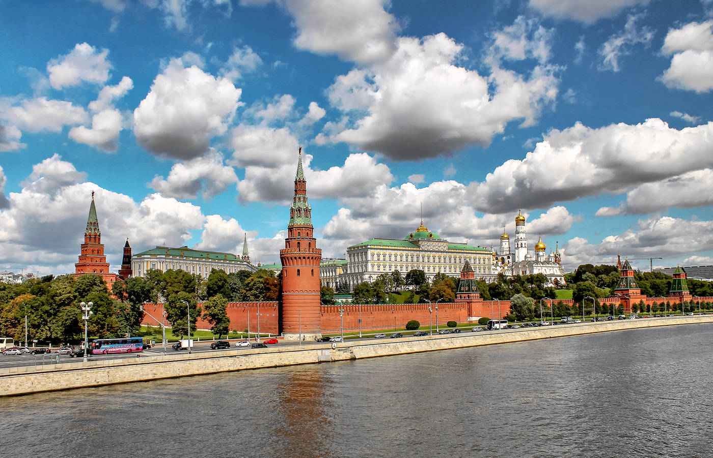 Der Himmel über Moskau.