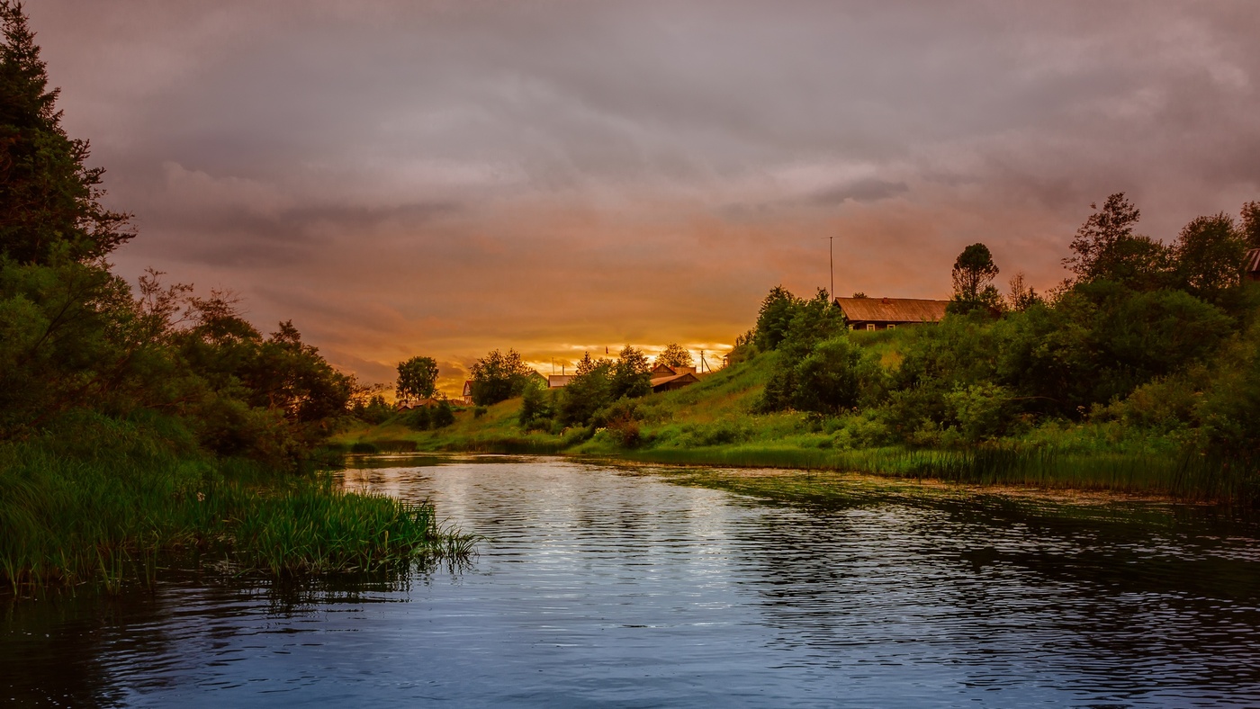 Elijah Tag im Dorf Safonovskaya ...