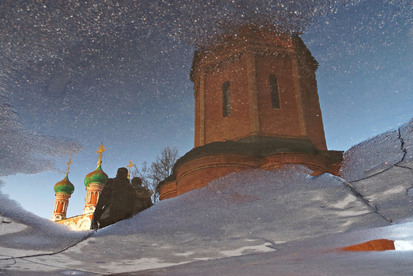 Auf dem Weg zum Tempel