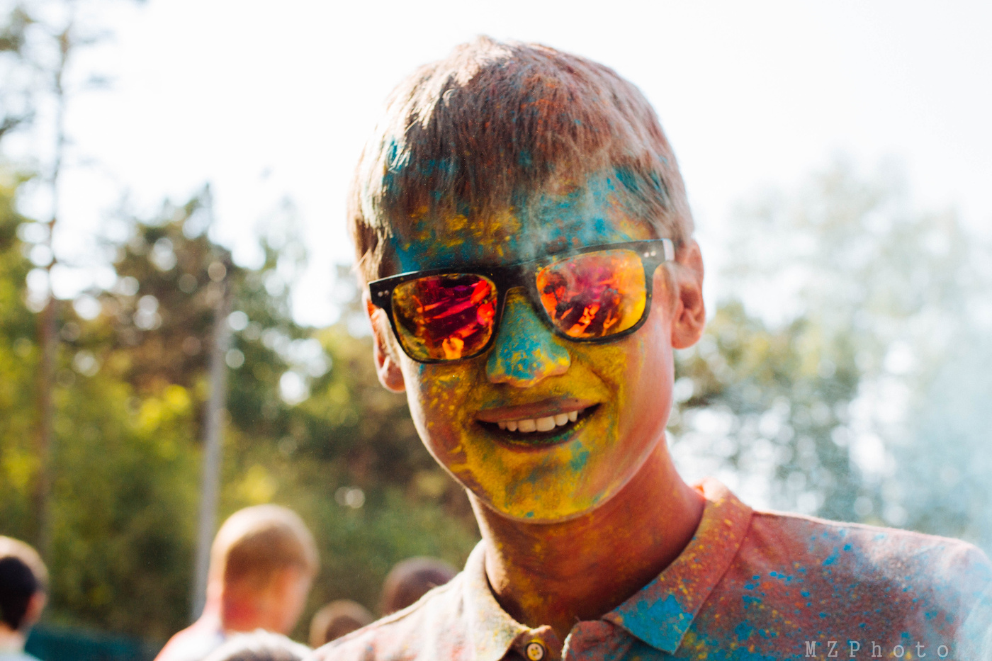 Der Kerl in der Farbe