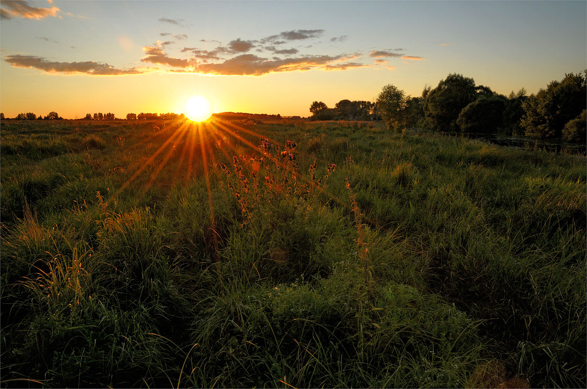 Die Sonne geht unter