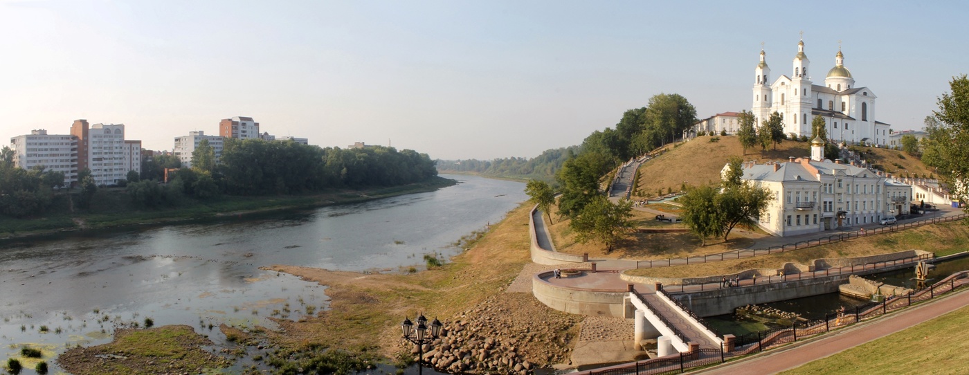 Am Ufer der Düna in Vitebsk