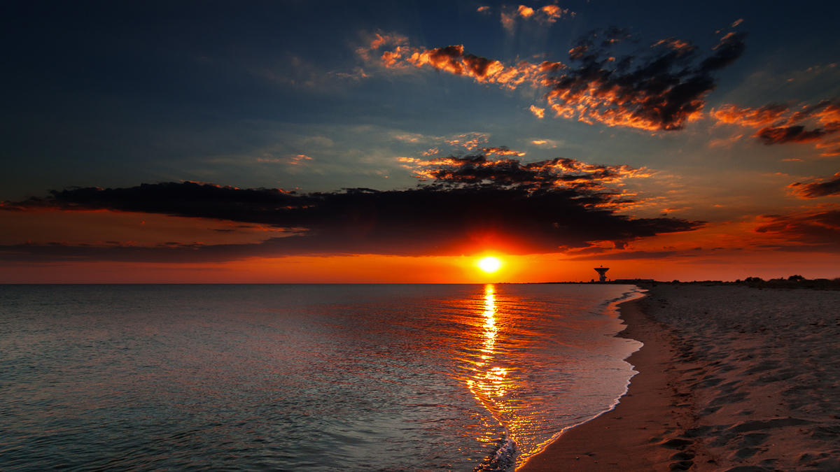 Yevpatoriya Sonnenuntergang