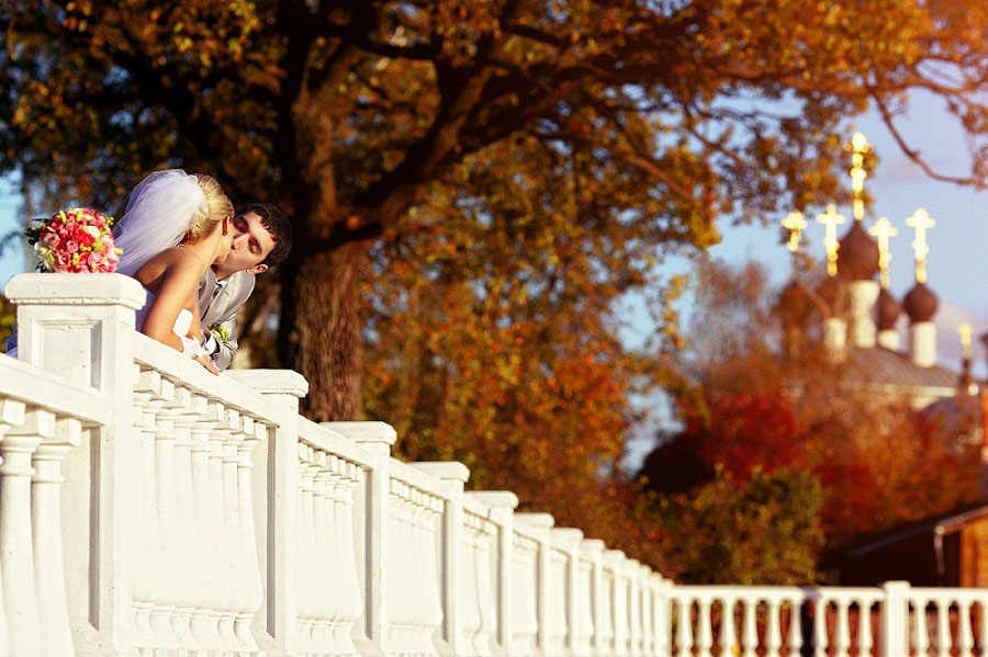 Braut und Bräutigam