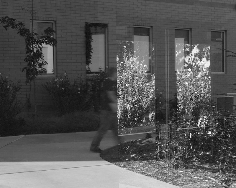 Physik Reflexionen (Doppelkreuz mit einem Element)