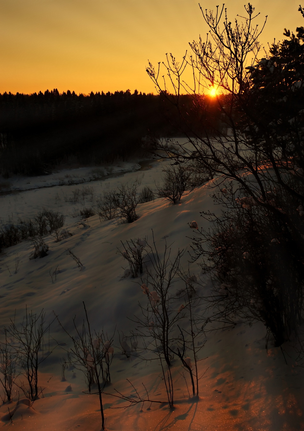 Magischer Sonnenuntergang