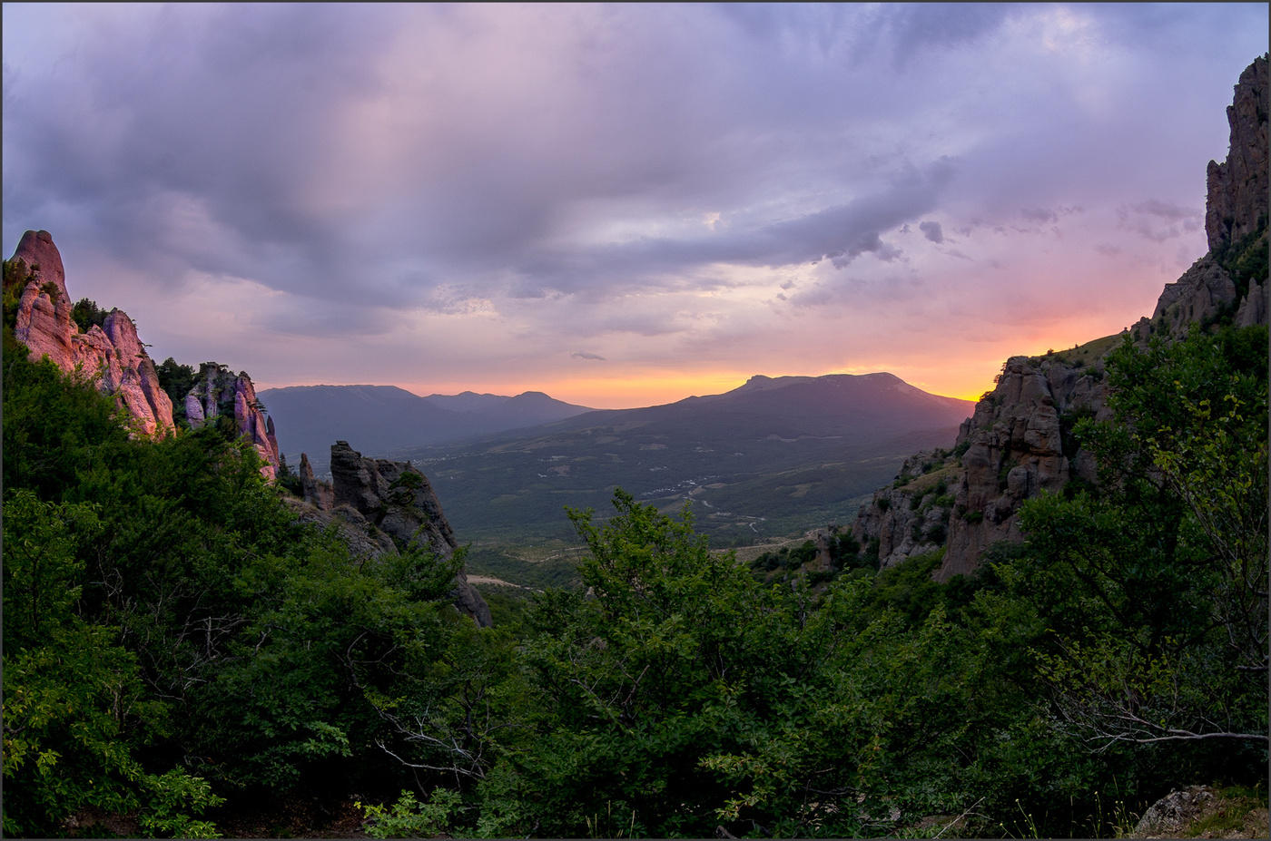 Sonnenuntergänge aus dem Tal der Geister ...