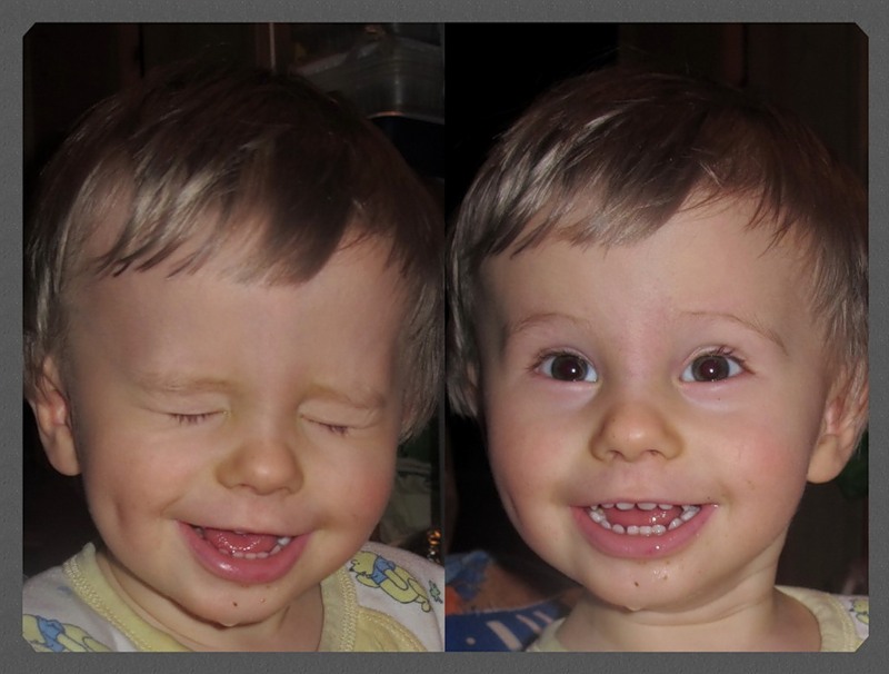 Was für ein Wunder es ist, öffnen und schließen Sie Ihre Augen