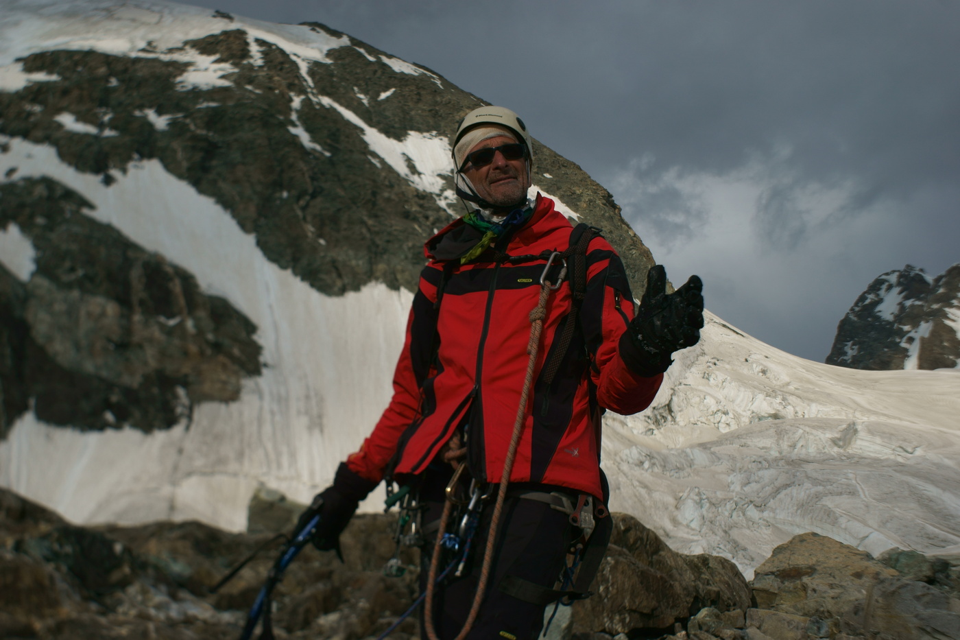 es gab einen schönen Berg