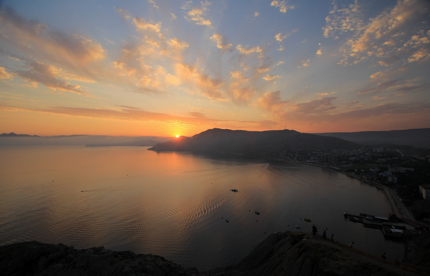 Sonnenuntergang über Orji