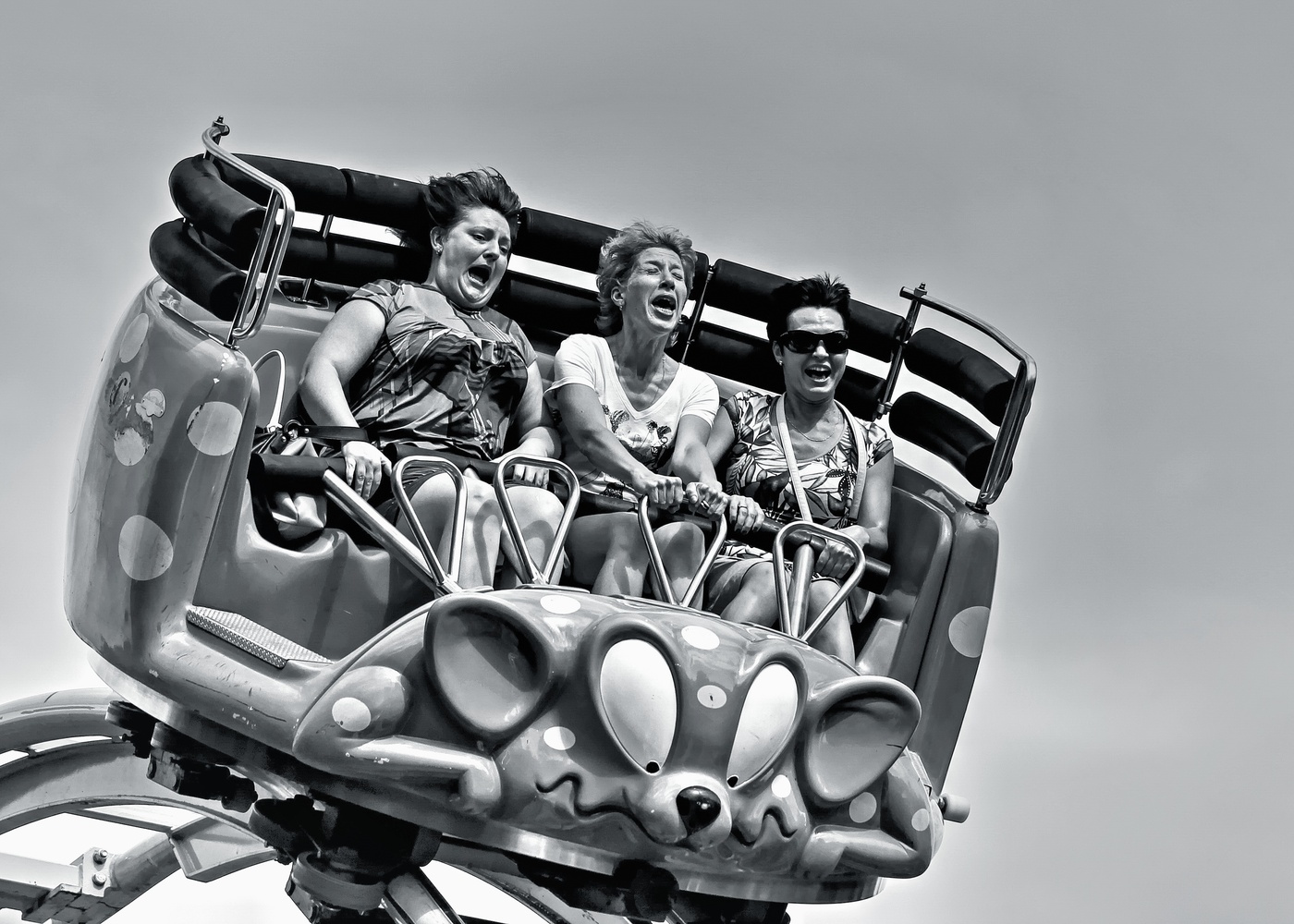 Bei den Damen Angst vor Mäusen ...