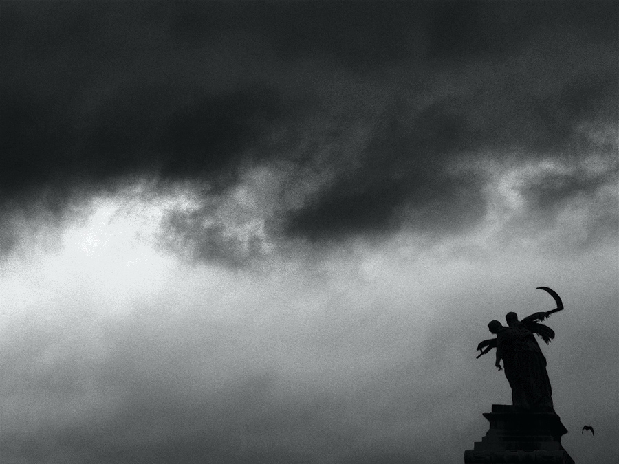 Das Denkmal und der Guardian Angel of Death