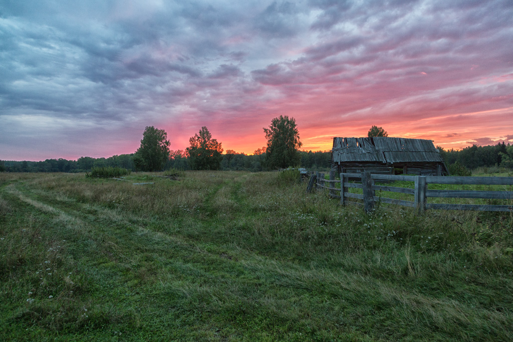 Sonnenuntergang über Tuyloy
