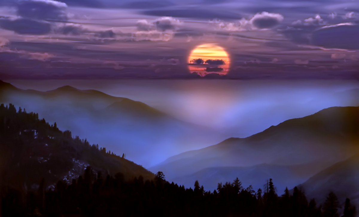 Wo der Rosmarin in voller Blüte auf den Hügeln ...