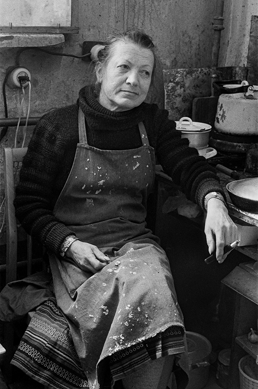 Sculptor Nina Kozlova. Bryansk. 1985