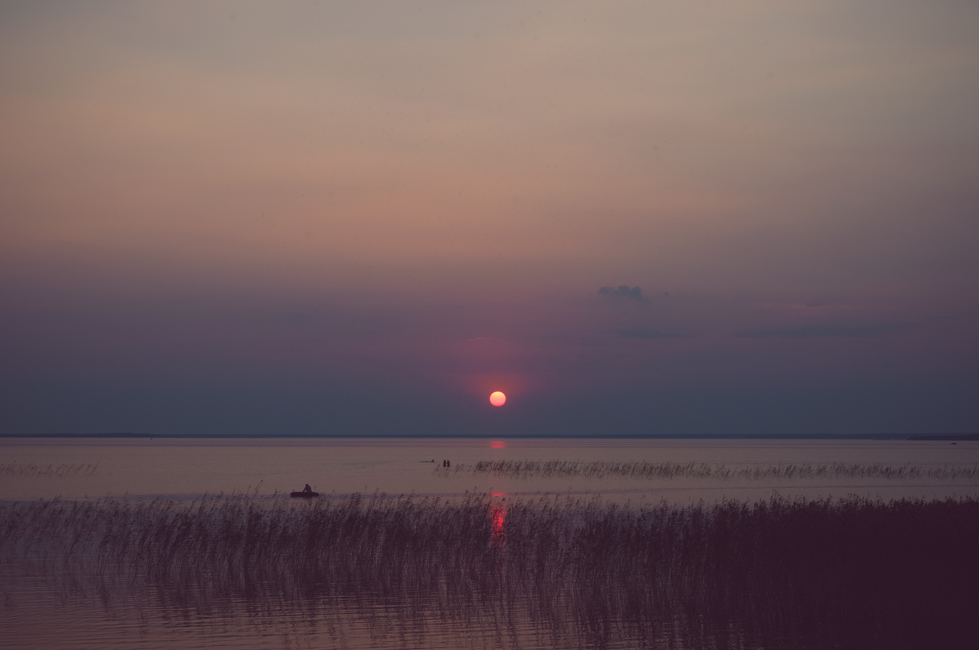 Sonnenuntergang über Narotsch