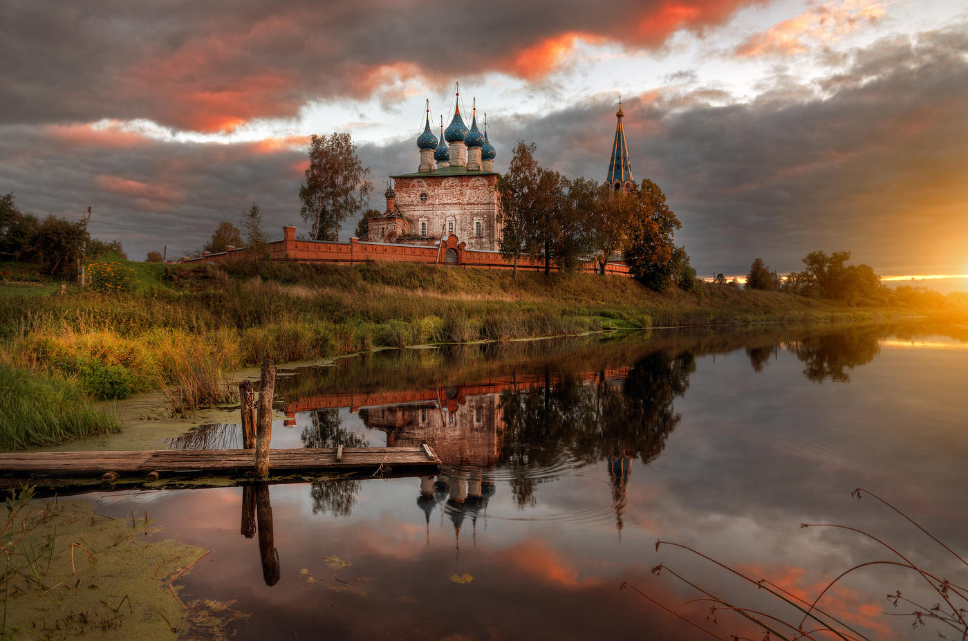 Sonnenuntergang in Dunilovo