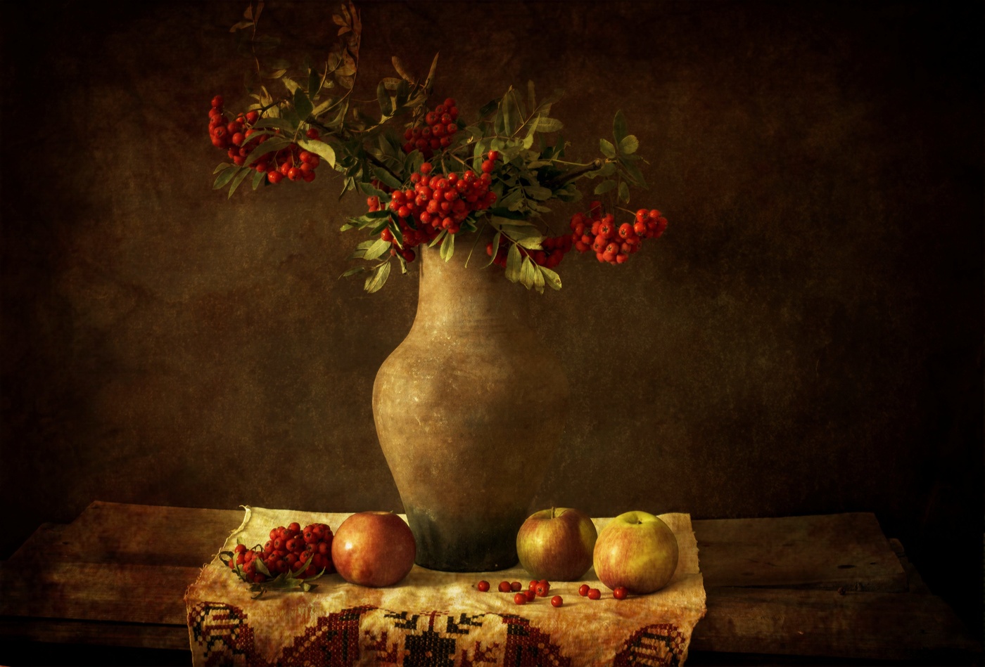 Hell brennenden Beeren