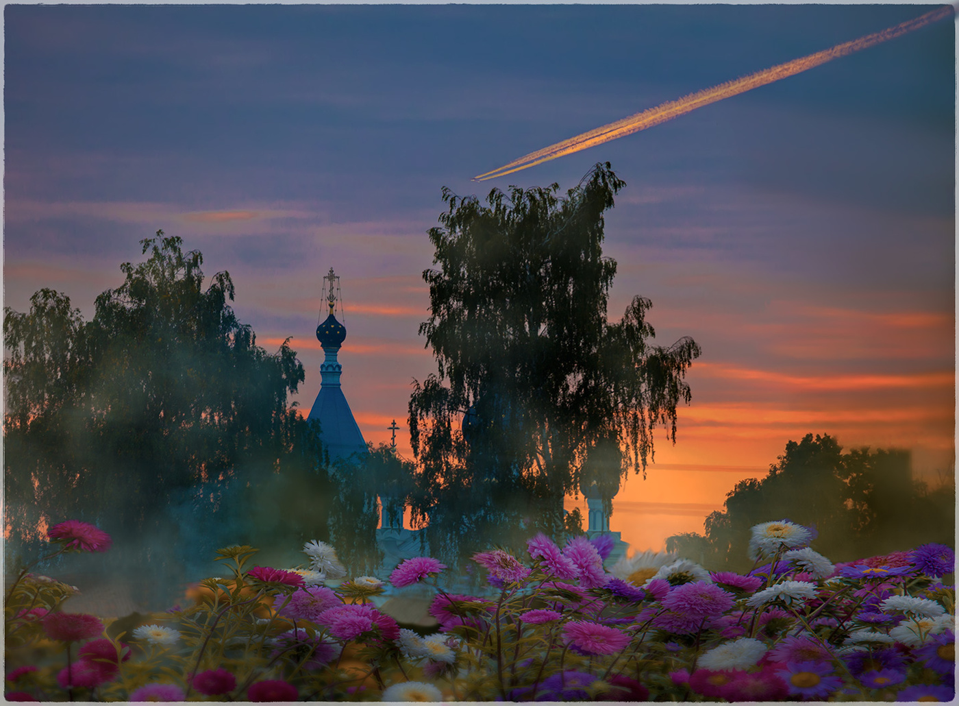 Blick aus dem Fenster meines Hauses