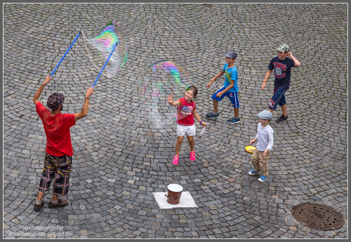 Regenbogen Kindheit.
