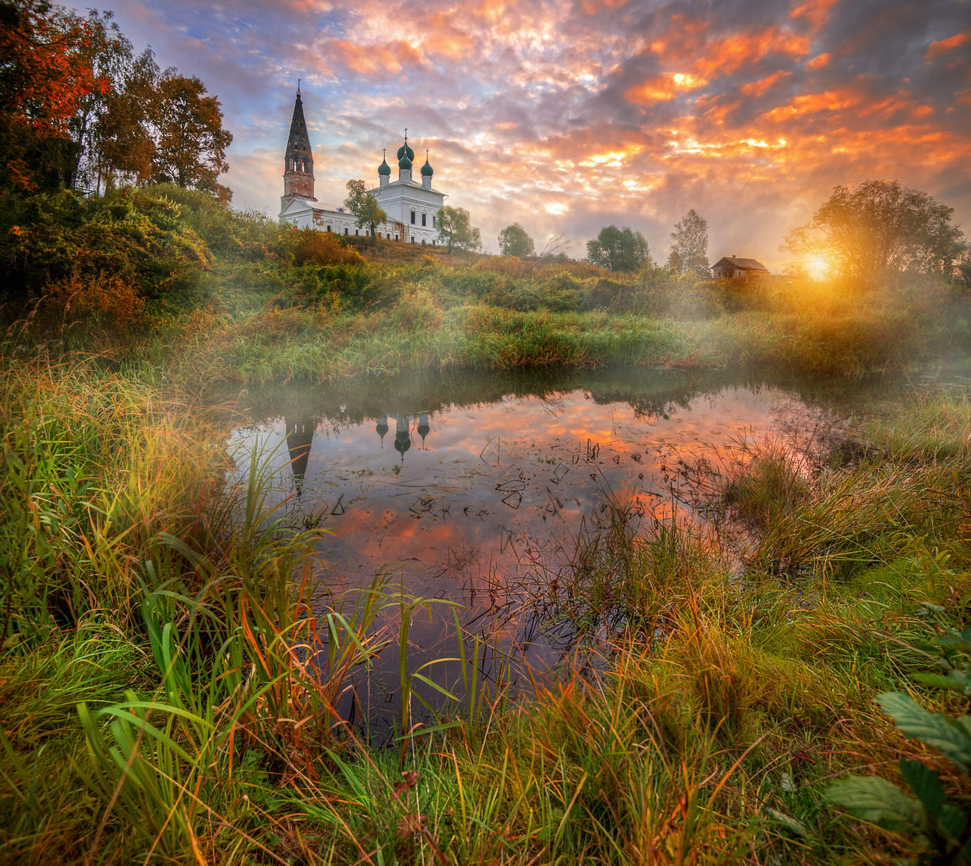 Osenevo. Kirche Unserer Lieben Frau von Kazan ....