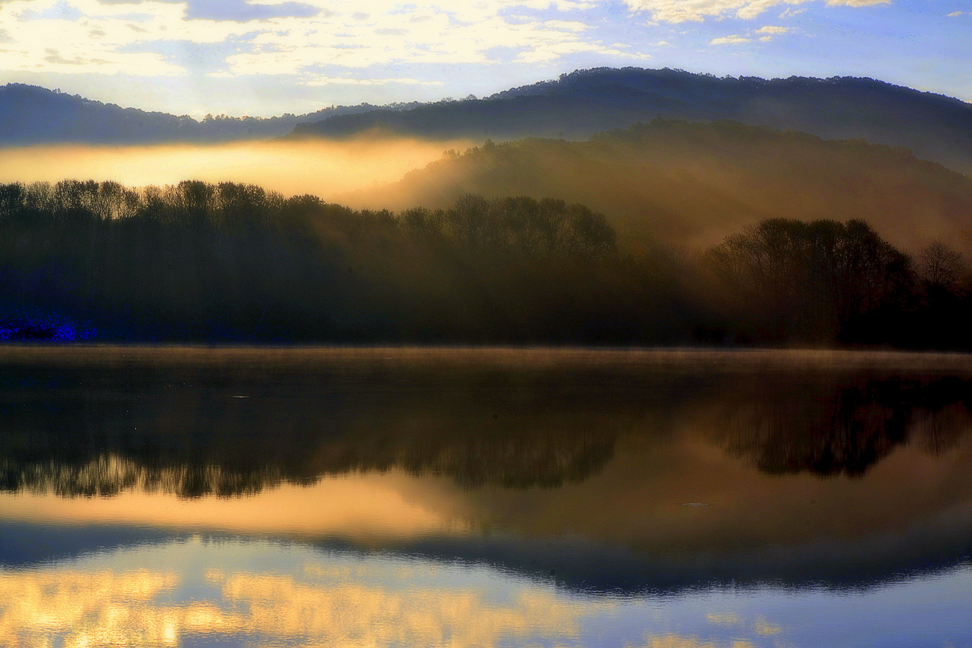 Morgen im September.