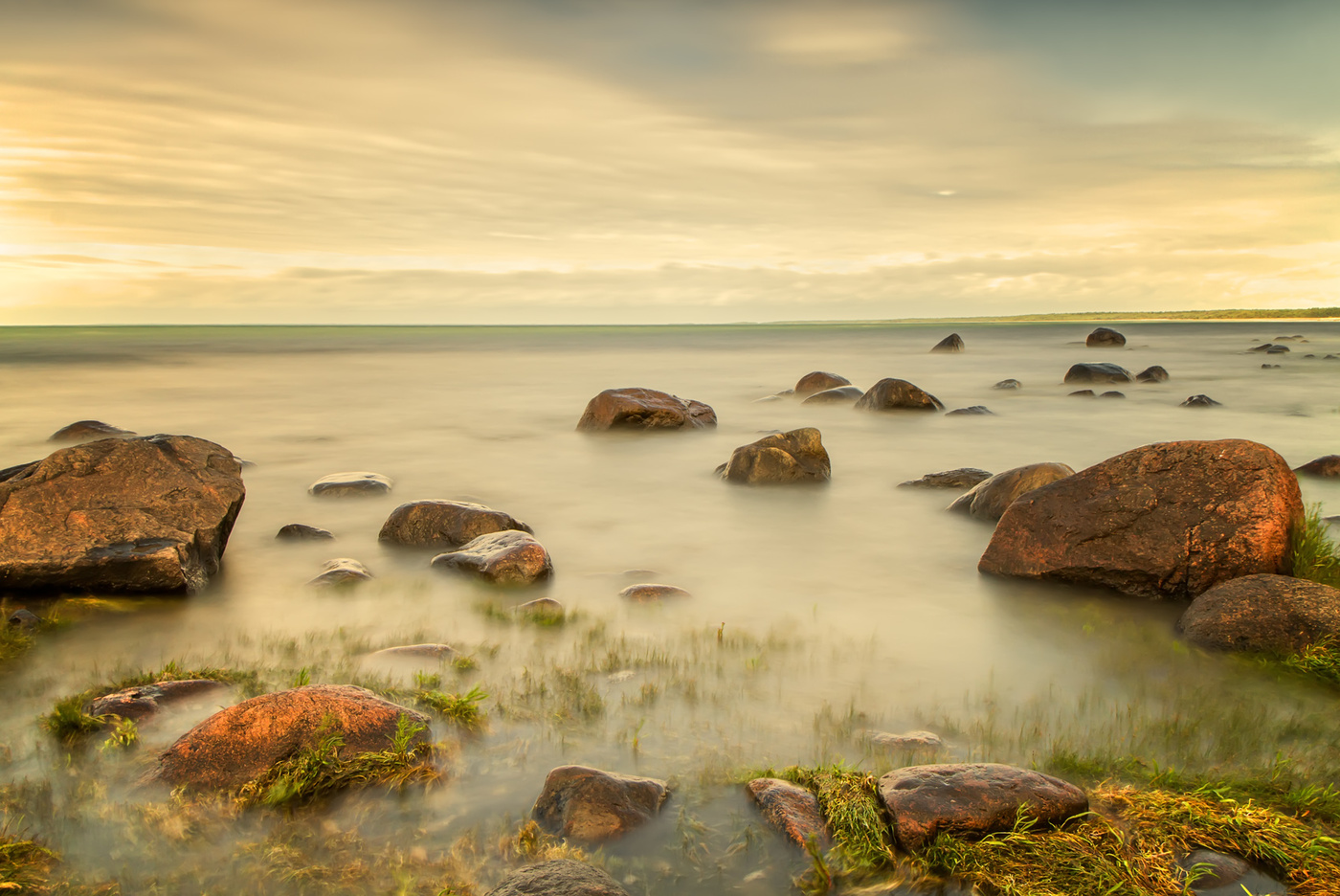 Steine ​​im Meer